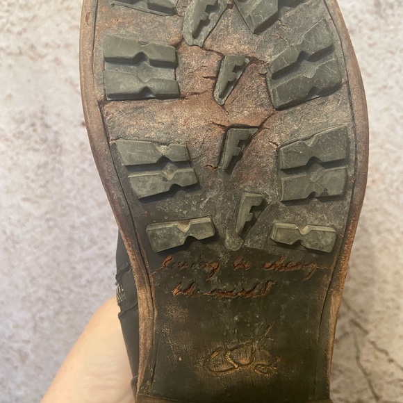 John Fluevog Black Babette Leather Boots - Picture 7 of 8